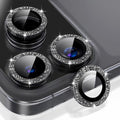2 Set Camera Lens Protector for iphone 17 Pro Max/17 Pro,Ultra HD 9H Tempered Glass Camera Protector,Anti Scratch Women Girls Shiny Camera Cover for iphone 17 ProMax/17 Pro,Glitter Black by Unknown
