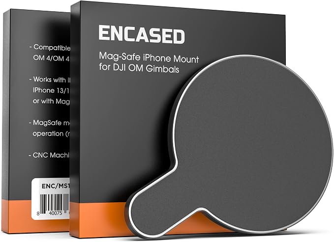 ENCASED Magnetic Adapter for DJI Osmo Mobile Smartphone Gimbal Stabilizer - Compatible with MagSafe (DJI OM 8 7P 7 SE 6 5 4) - Image 6