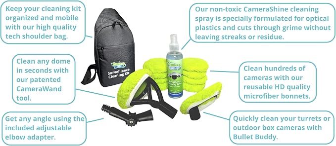 PRO Surveillance Cleaning Kit - Safely Clean Any Security Camera Safely from The Ground - Image 6