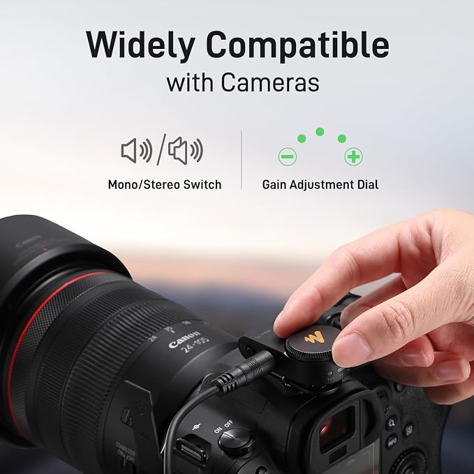 MAONO Wave T5 Wireless Lavalier Mini Microphone for iPhone Content Creators | Magnetic Lapel Mic with AI Noise Cancellation,4 Voice Filters,1000ft, 40H for Podcast Stream Vlog Youtube Tiktok Video Record - Image 7