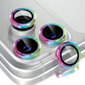 Choiche for iPhone 17 Pro/iPhone 17 Pro Max Camera Lens Protector | Ultra HD, 9H Tempered Glass Camera Cover Screen Protector Metal Ring Decoration Accessories (Colorful) by Choiche