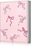 Fintie Photo Album 4x6 Photos - 52 Pockets Small Wallet Albums For Family | Vegan Leather Cover, 4X6 Picture Keepsakes, Family/Wedding/Travel Memory Book, Baby/Kids/Boys/Girls Gift, Pink Bow by Fintie