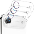 Dengduoduo 3 Pack Camera Lens Protector for iPhone Air, Tempered Glass, Ultra HD, 9H Hardness, Anti-Scratch, Case Friendly [No Affect on Night Shots], Glitter Dark Purple by Dengduoduo