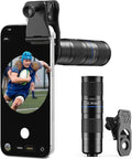 APEXEL 5-10X Telephoto Zoom Lens for iPhone & Android | Aviation Aluminum Body, Universal Clip-On, Optical Magnification | for Travel, Sports, Concerts, and Everyday Photography by Apexel