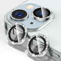 Tensea for iPhone 15/15 Plus Camera Lens Protector Bling, Camera Cover | 9H Tempered Glass Camera Screen Protector, Metal Individual Ring for iPhone15 6.1inch/ 15Plus 6.7inch, HD Clear, Easy Install by Tensea