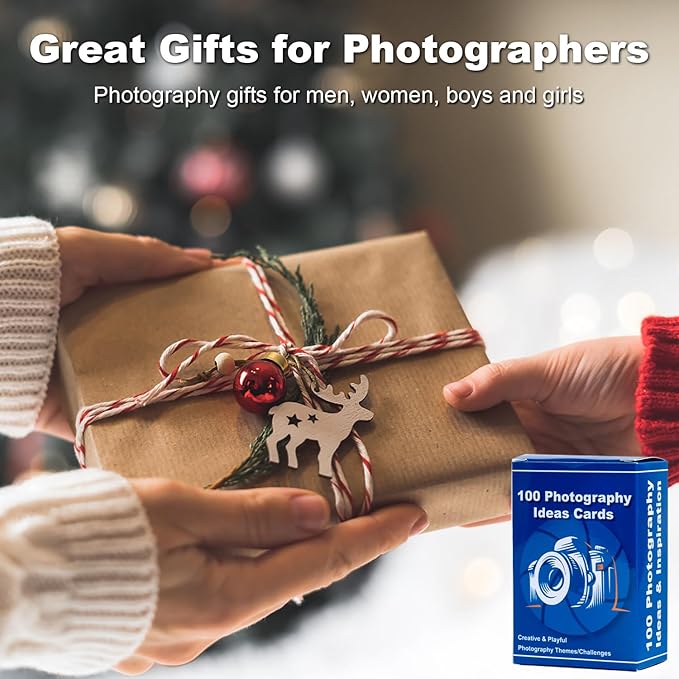 100 Photography Idea Cards Photography Props Photoshoot Photographer Gifts | Photoshoot Props Photography Gifts for Men Women Photographer Photography Accessories Camera 100 Inspiring Themes Challenges - Image 3