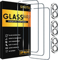 SIBEITU Screen Protector for iPhone 16 Plus 6.7 Inch Tempered Glass | 3 Pack Screen + 3 Pack Camera Lens Protector, HD Clear 9H Hardness, Scratch Resistant, Sensor Protection, Case Friendly by SIBEITU