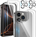 Maxdara [6 in 1 for iPhone 16 Pro Screen Protector (6.3 inches) | iPhone 16 Pro Back Screen Protector and Front Screen Protector with Camera Protector by Maxdara
