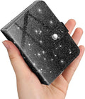 Fintie Mini Photos Album Book for 2x3 Inch Films - 52 Pockets Small Albums | For Fujifilm Instax Mini, Polaroid Hi-Print Pictures, Portable Kpop Photocard Holder, Travel Memory Book, Glittering Black by Fintie