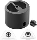 Starlink Mini Tripod Adapter Fits 2026-2024 Mini Pipe Mount, CNC Aluminum | 1/4''-20 & 3/8"-16 Thread, Starlink Mini Accessories for Quick Release Plates, Tripods, Clamps, Ram and Ball Mounts by CablesandAdapters