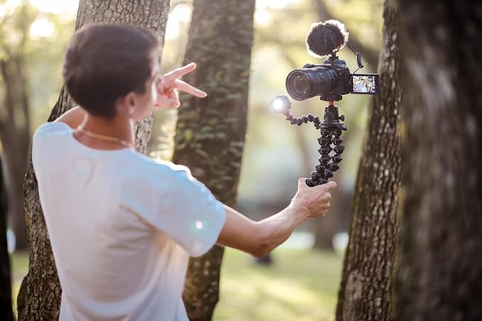 Joby GorillaPod 5K Kit, Flexible Professional Tripod with BallHead, for DSLR Camera and CSC/Mirrorless with Lens, Up to 5 kg Payload (11lbs), Black - Image 2