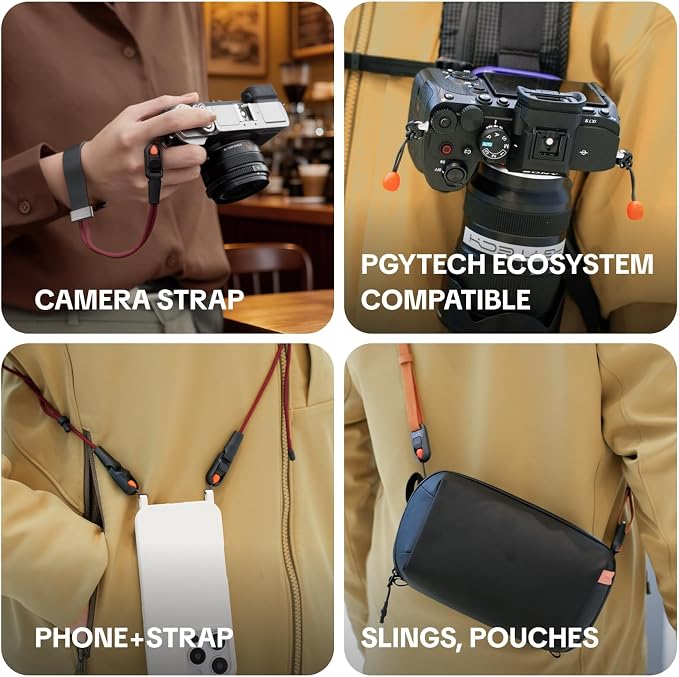PGYTECH Camera Strap Air Universal Quick Connectors Air Set for Neck/Wrist Straps with Quick Beads 2.0(1.5mm) - Image 4