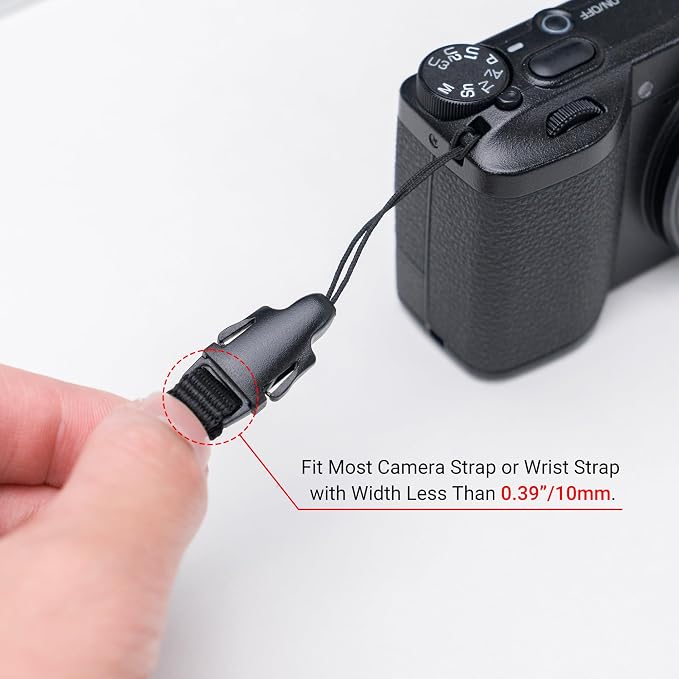 GRIV ZV1 Camera Strap Quick Release QD Loops Buckle Clip Adapter Connector | Camera Strap Adapter for Ricoh GR IV III IIIx GR 4 3 for Sony ZV-1 II ZV1 RX100 VII VI VA V IV D-LUX8 SX740 HS G7X Mark III - Image 3