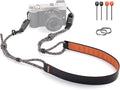PGYTECH Camera Neck Strap Air Quick-Release for Mirrorless, Night Black | Leather-Like Surface with Braided Rope, Lightweight & Adjustable Camera Shoulder Strap Perfect for Daily Carry/Street/Studio by PGYTECH-US