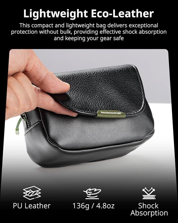 SMALLRIG Digital Camera Case with Shoulder Stap, Crossbody Protective Case | for Ricoh GRIII /GRIIIX /GRIII HDF/GRIIIX HDF/GRIV, for Sony ZV-1F/ ZV-1, for DJI Action 4/5/6, for Insta360 Ace Pro/Ace Pro2 - Image 2
