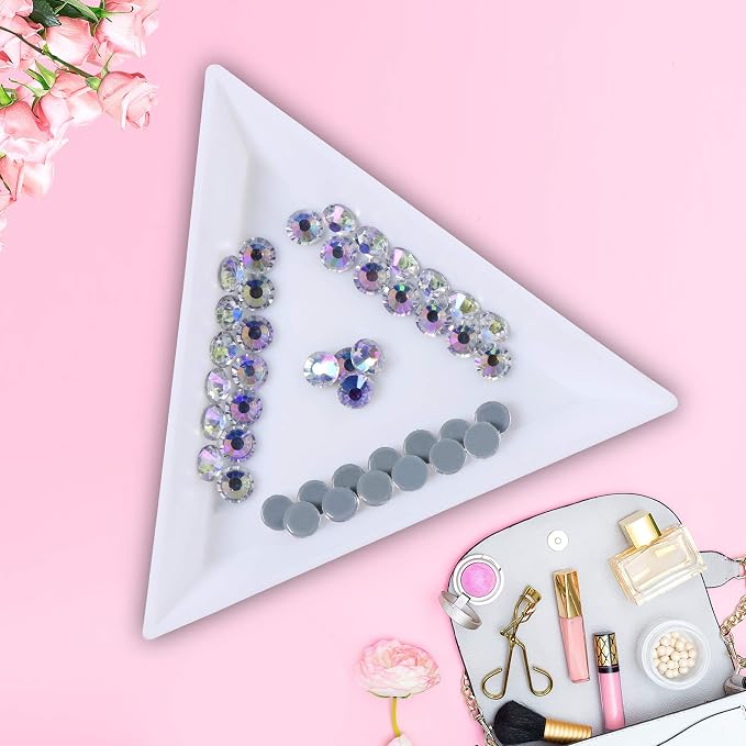 Jollin Hotfix Rhinestones Flatback Crystal Gems 3.2mm SS12, Moonlight | 1440pcs Hot Fix Crystals Glass Rhinestones for Bedazzling, Crafting, Clothes, Shoes & Accessories DIY Decoration - Image 3