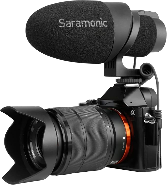 Saramonic Shotgun Microphone for DSLR, Mirrorless, Video Cameras, Smartphones & Tablets (CamMic) | Video Cameras, Mirrorless, Smartphones & Tablets (CamMic) - Image 8