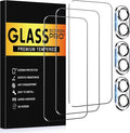 3+3 Pack Glass Screen Protector for iPhone 17, 6.3 inch | Camera Lens Protector, HD Clear Tempered Glass Film, Anti-Scratch, Bubble Free, Case-friendly by AVOAR