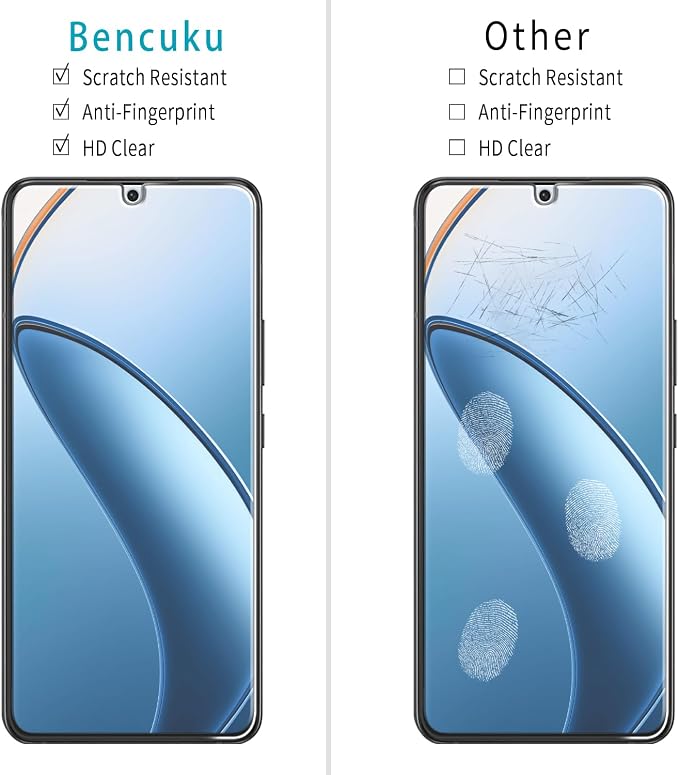 Screen Protector for Samsung Galaxy S22 Plus 5G Tempered Glass | with Camera Lens Protector, Fingerprint ID Compatible, Anti Scratch, Bubble Free, 2+2 Pack - Image 2