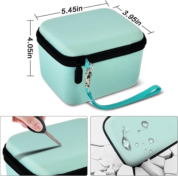 Comecase Vlogging Camera Case for Duluvulu/for VJIANGER 4K Digital Cameras | Mesh Pocket for Charging Cables and Batteries, Travel Storage for Vloggers, Parties and Camping (Green) - Case Only - Image 5