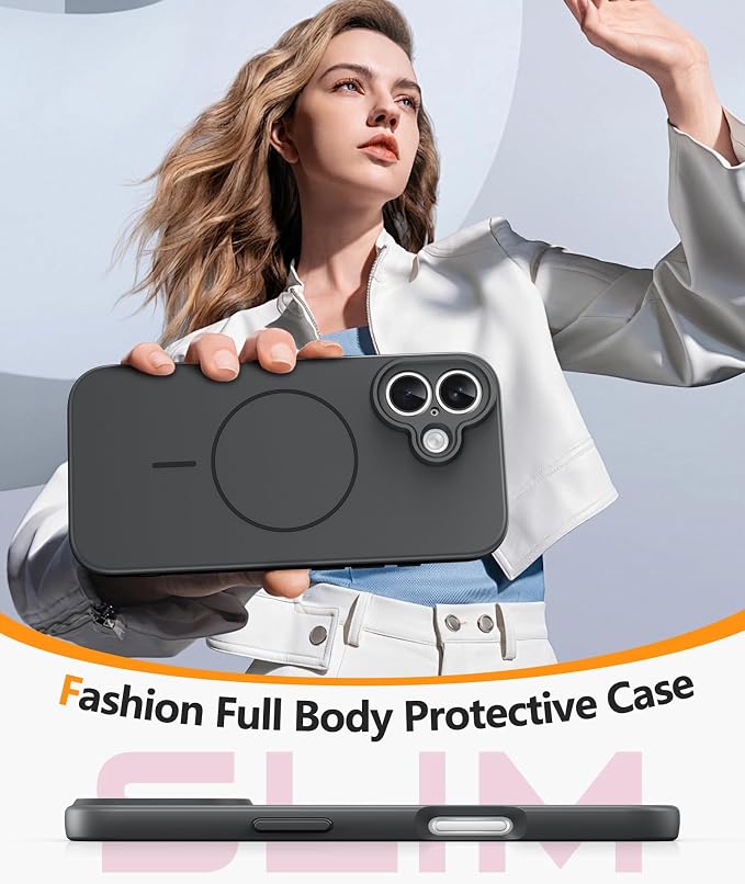 FNTCASE for iPhone 17 Case, Compatible with Magsafe, Glass Screen Protector | Full Camera Protection, Integrated Silicone Cases, 14FT Military Grade Drop Proof, Shockproof Protective Phone Cover - Image 7