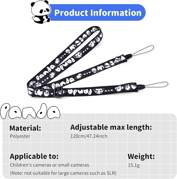 VOVMOEYA Camera Strap for Cute Camera,Camera Lanyard Neck Strap for mini Camera,Cute Camera Strap for Fujifilm mini Camera - Image 5