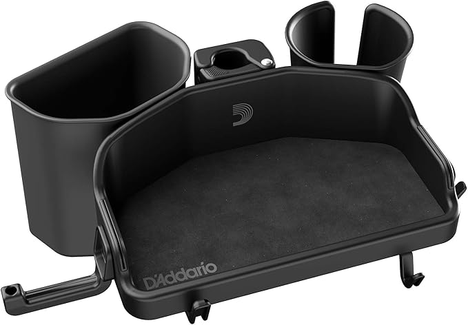 D'Addario Mic Stand Accessory System Starter Kit | D'Addario mic stand accessories organize picks, drinks and gear, keeping essentials secure, visible and stage-ready. - Image 6
