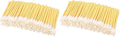 Chinco 200 Pieces Foam Swab Sponge Swab Foam Tips Sponge Stick for Inkjet Printer Print Head Camera Optical Lens Optical Equipment(Yellow,3.66 Inch) (Pack of 2) by Chinco