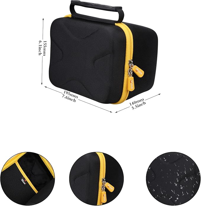 Mchoi Hard Case for Kodak Slide N SCAN, Shockproof EVA Carrying Case for Kodak Film and Slide Scanner with 5" LCD Screen, Hard Protective Storage Pouch with Mesh Pocket, Case Only - Image 8