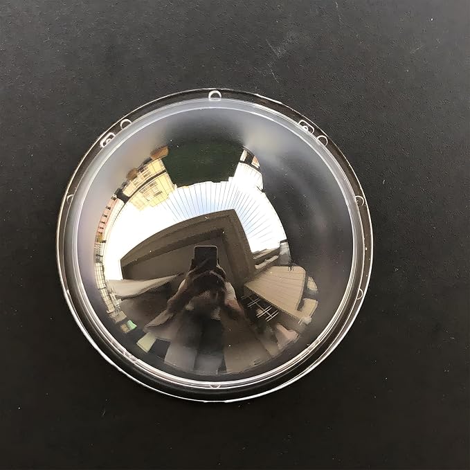 3.3 Inch Small Clear Camera Dome Cover, Waterproof Rainproof Polycarbonate Security CCTV Camera Lens Protection Cover (Size 85x45mm Transparent) - Image 8