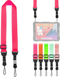FIEIL Nylon iPad Strap, Adjustable Camera Neck Strap, Comfortable Shoulder Strap for iPad, Cellphone Tablet, Camera, Laptop, Binocular, Luggage Bag(Pink Universal Neck Lanyard) by FIEIL