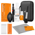K&F CONCEPT 25 in 1 Camera Pro Cleaning Kit, APS-C Lens and Sensor Cleaner | 16mm Vac-Sealed Swabs,Lens Pen,60 and 20ML Lens Cleaner,Cloth,Blower,Hard Case, for Canon Nikon Sony DSLR Mirrorless,MK03 by KFCONCEPT