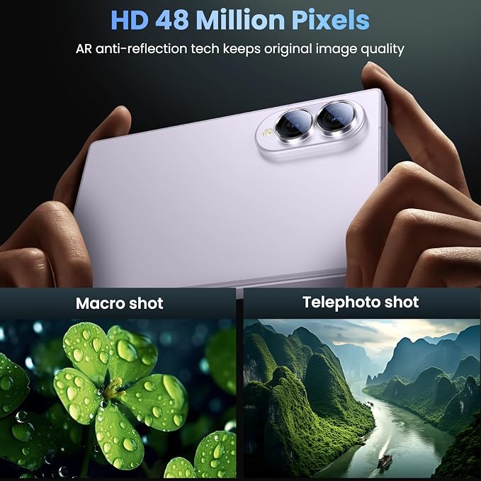 Uyiton for Samsung Galaxy Z Fold 8 Camera Lens Protector - Transparent | Military-Grade Sapphire Glass Rear Camera Screen Cover - Strong Adsorption Ultra HD Clear Lens Protector - Image 2