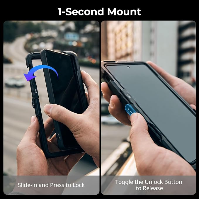 SmallRig S25 Ultra Cage Kit for Samsung Aluminum Cage with 67mm Magnetic Filter Adapter, Quick Release Design, Phone Video Rig for Vlogging and Live Streaming -5254 - Image 7