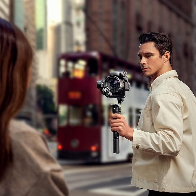 DJI RS 3 Mini, Camera Gimbal Stabilizer, Canon/Sony/Nikon/Fujifilm | 2 kg (4.4 lbs) Tested Payload, Native Vertical Shooting, Bluetooth Shutter Control, 3rd-Gen RS Stabilization, 795g - Image 9