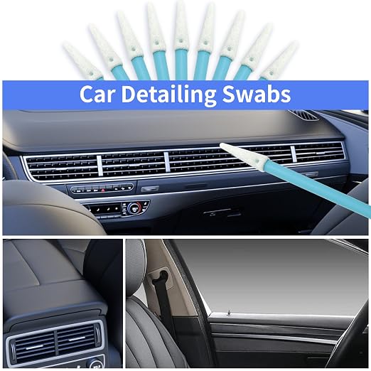 100 Pcs Lint-Free Foam Swab Sticks, Foam Tip Cleaning Swab Kit for Optical Instruments, Camera Lenses, Electronic Equipment, Car Detailing, Inkjet Printer Print Heads - Image 4
