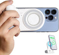 KraftGeek Magnetic Phone Stand Camera Grip for iPhone Magsafe, Rechargeable | 5000mAh Wireless Charging, Bluetooth Shutter, Ergonomic Handle, Desktop Phone Stand, Lightweight Design for Vlogging by KraftGeek