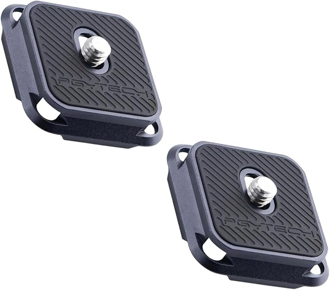 PGYTECH 2 Pcs Arca-Type Quick Release Plates Parts Replacement Switch Between Tripod, Monopod, Slider Arca Swiss Compatible | Replacement Switch Between Tripod, Monopod, Slider Arca Swiss Compatible by PGYTECH-US