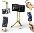 ULANZI MA30 Magnetic Phone Tripod Stand for iPhone - Aluminium Maglock Smartphone Mini Tripod Pocket Cell Phone Stand Strong Magnet Quick Mount Compatible with iPhone 17 16 15 14 13 12 Series, Gold by ulanzi