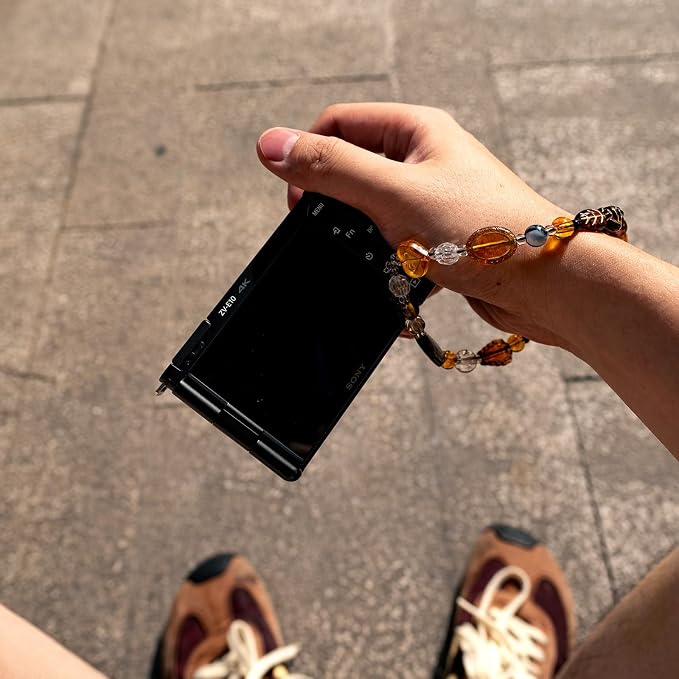 Beaded Camera Wrist Strap Cute Digital Camera Charm Strap, Phone Charm Wristlet Strap for Camera Accessories - Image 5