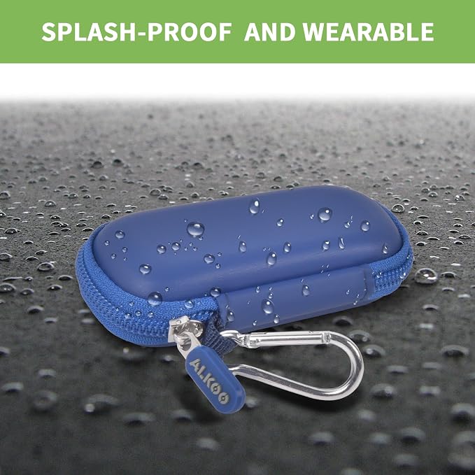 USB Flash Drive Case, SD Card/Thumb Drive/Memory Cards Holder, Bag Only | SDXC/SDHC Storage, Electronic Accessories Organizer for SanDisk / for Samsung, for Students/IT/Office/School/Travel, Blue - Image 6