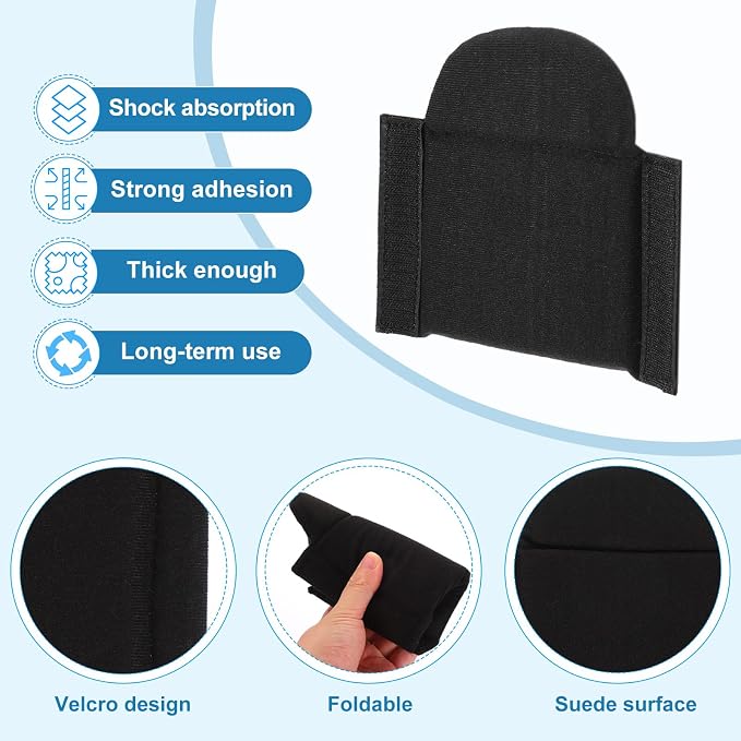 PATIKIL Camera Bag Divider, 2Pcs 6.5"x6.3"x0.55" Shockproof Camera Bag Inserts Separator Pad Protective Lens for Nikon Camera DSLR Protect Bag Organizer Universal Divider Cushion, Black - Image 3