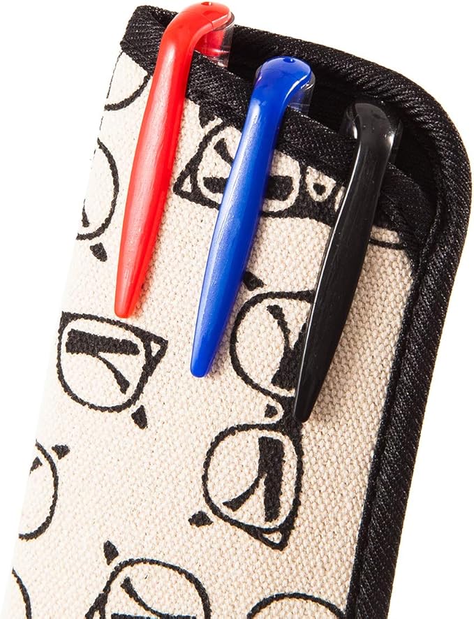 TRIUMPH VISION 3 Pack Reading Glasses Pouch Soft Case Eyeglass Sleeve Slim | Alternative to Bulky Case in bag, Lightweight Lined Padded Protect Optical lens Slip in, Cute Pattern Portable for Daily Use - Image 6