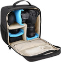 BAIGIO Camera Insert Bag Inner Case High-Capacity Shockproof and Water-resistant DSLR SLR Camera Inner Bag Foldable Protective Bag Inner Camera Organizer with Handle (Black 2) by BAIGIO
