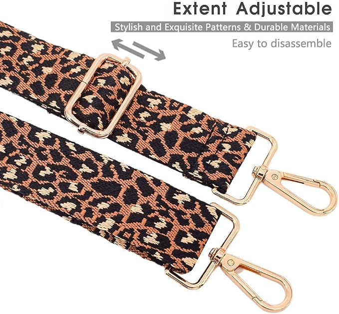 Replacement Purse Strap Shoulder Strap Adjustable Crossbody Strap for Women Crossbody Wide Shoulder Bag - Image 4