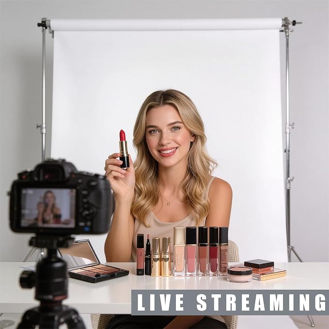 White Photo Backdrop for Photoshoot Background Photography 10x10ft | Polyester, Portrait Product Professional Fashion Shoot, Festival Celebrations - Image 5