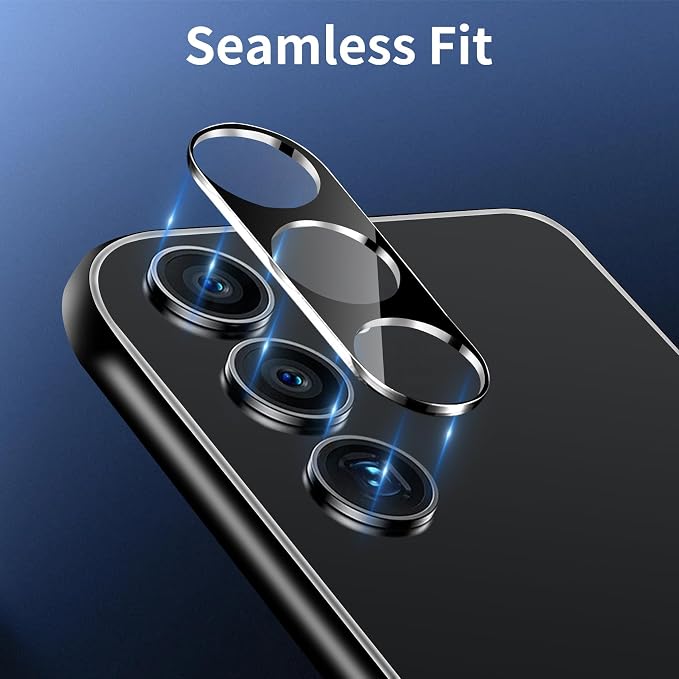 3 Pack Dengduoduo Camera Lens Protector for Samsung Galaxy S24 Plus, Tempered Glass Camera Protector Back Lens Cover, Ultra HD, 9H Hardness, Anti-Scratch, Case Friendly, Easy to Install [No Affect on Night Shots] - Image 6