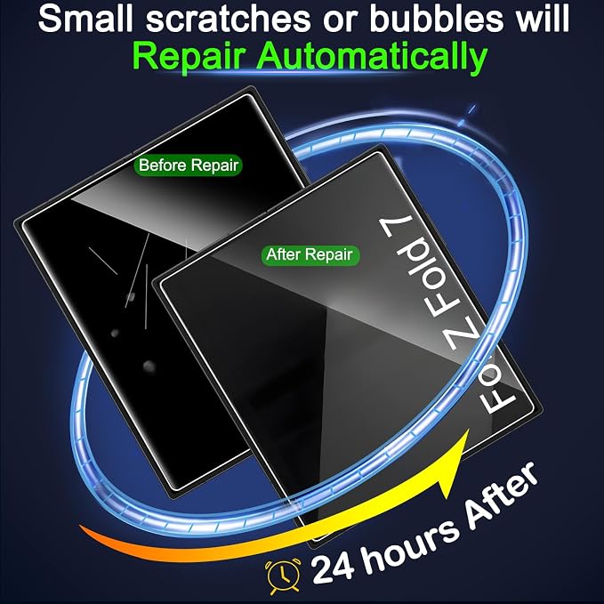 IMBZBK 9 in 1 Screen Protector for Samsung Galaxy Z Fold 8 Ultra/Z Fold 7 | 9H+ Hardness, Military Grade Shatterproof, Case Friendly, Bubble Free Auto-Dust Removal, 3+3+3 Pack - Image 5