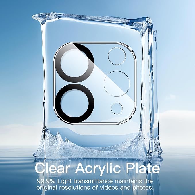 JETech Camera Lens Protector for iPad Pro 11"/12.9", 3-Pack | For 2022/2021/2020 Model, 9H HD Clear Tempered Glass, Full Coverage Protection, Anti-Scratch Design, Easy Installation - Image 3