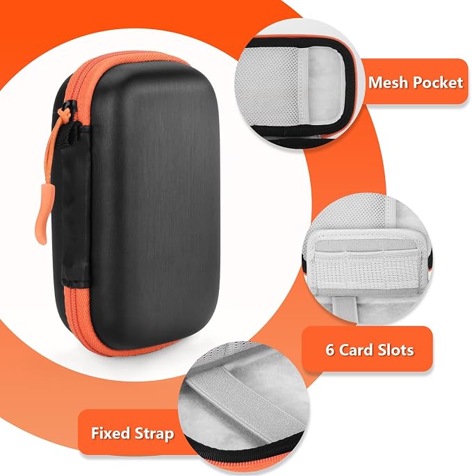 Hard Case for SanDisk Extreme Pro/SanDisk Extreme Portable External SSD 500GB 1TB 2TB 4TB 8TB, Travel Case for External Solid State Drive USB Cable, Protective Cover Storage Bag Fit Memory Card SD - Image 5